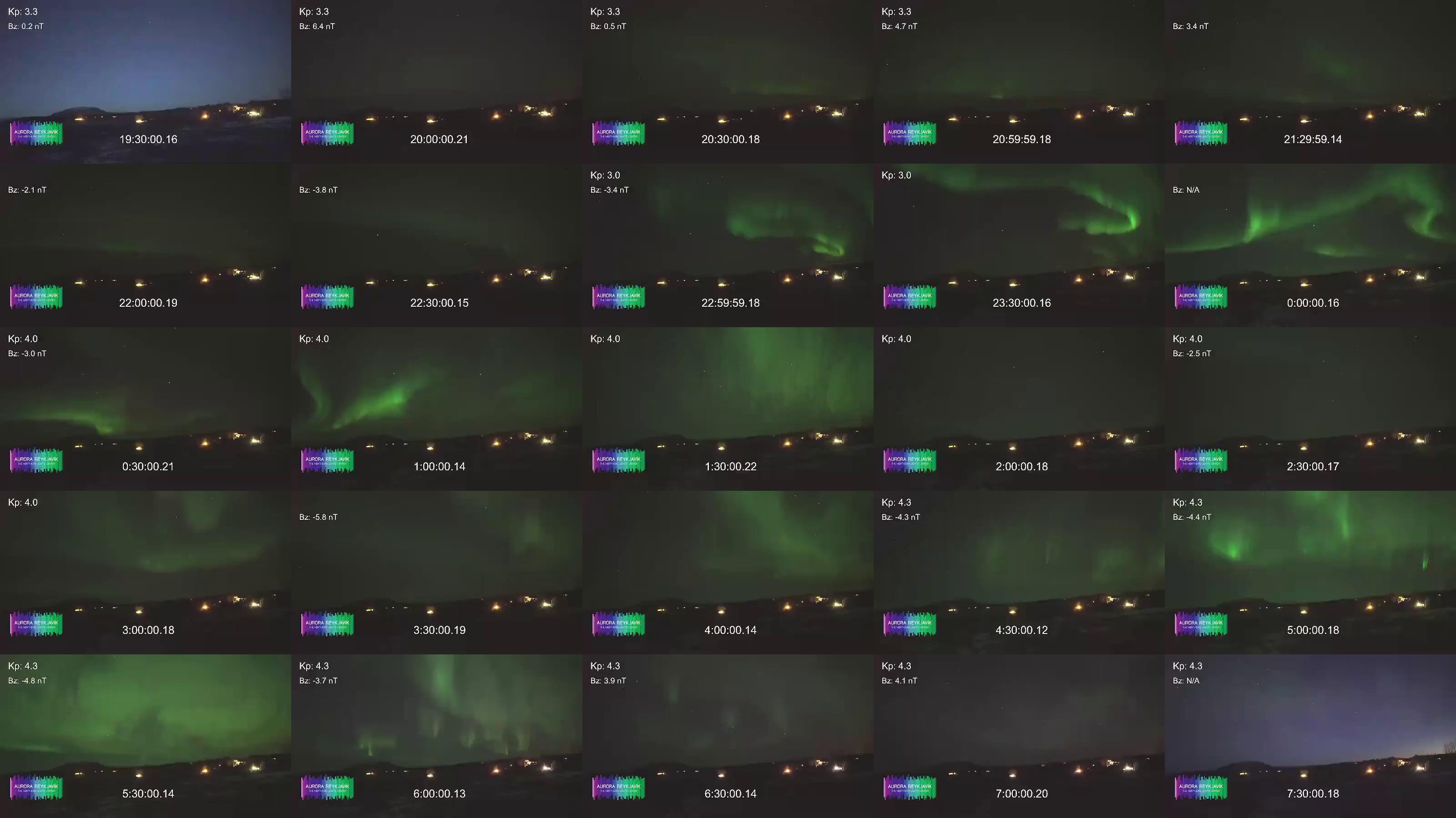 All frames: 2026-02-15 19:30:00 UTC–2026-02-16 07:30:00 UTC, every 30 min